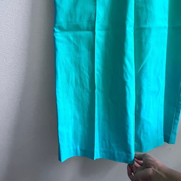 Counterparts Pull On Pants NWOT Small Green Wide Leg Stretch - Picture 3 of 8